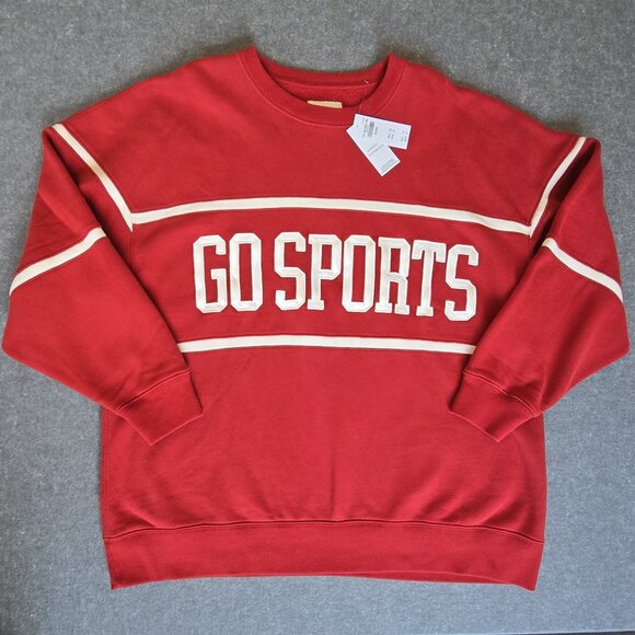 Abercrombie & Fitch Tops - Abercrombie & Fitch "Go Sports" Vintage Sunday Crew Sweatshirt Size XXL NWT